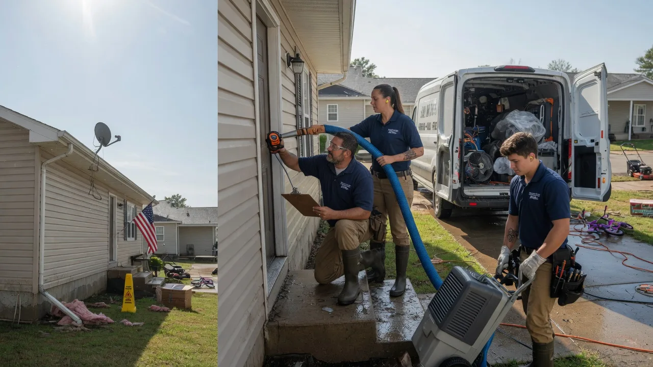 Ceiling Water Damage Restoration in Voltaire, ND near me
